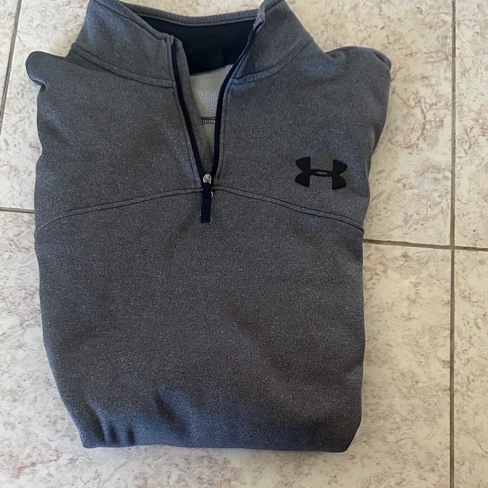 Under Armour Charcoal Quarter-Zip Pullover